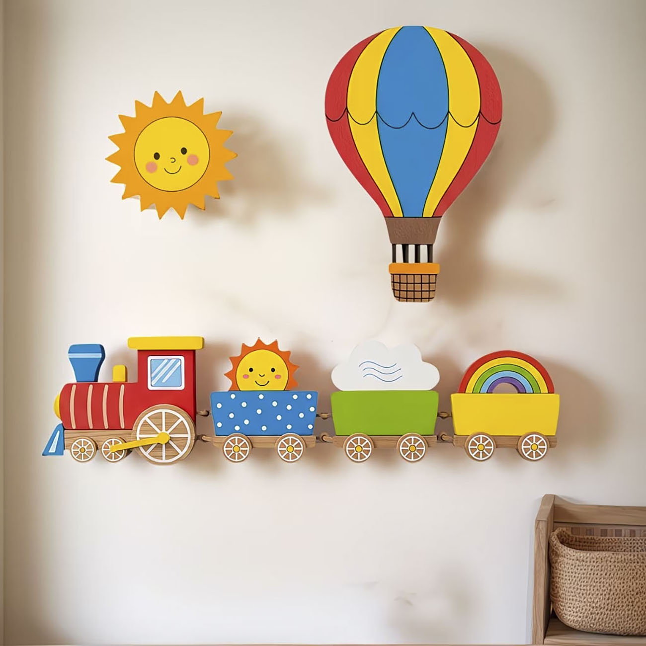 Woodworking For Beginners - Set di 6 decorazioni da parete
