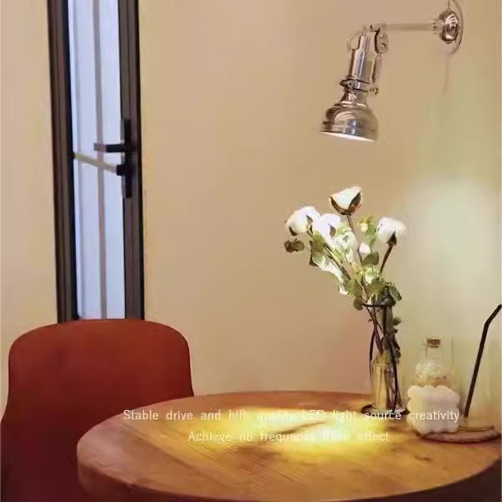 Woodworking Lofts - Lampada da parete vintage industriale americana
