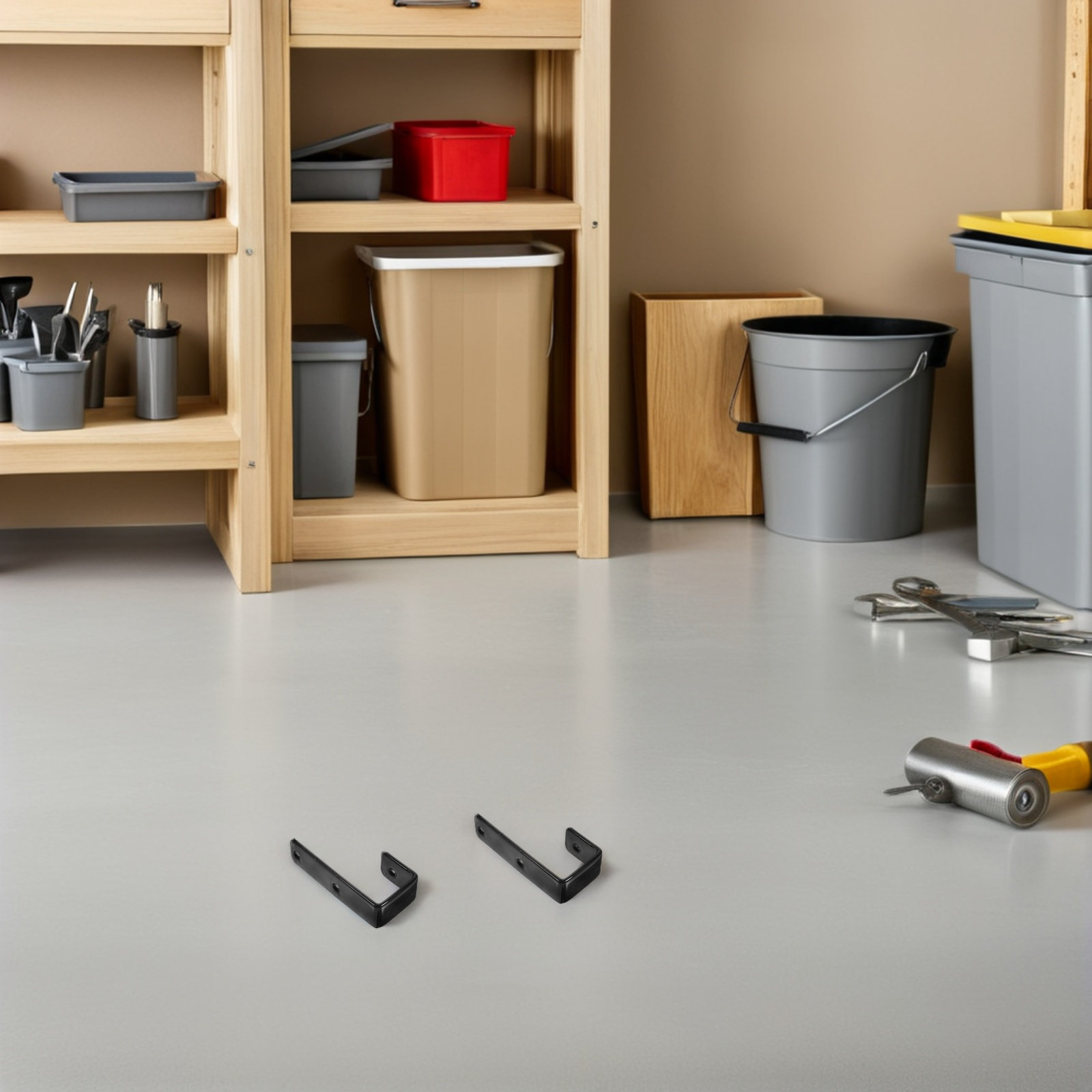 Woodworking Lofts - 8 Pezzi Ganci in Metallo per