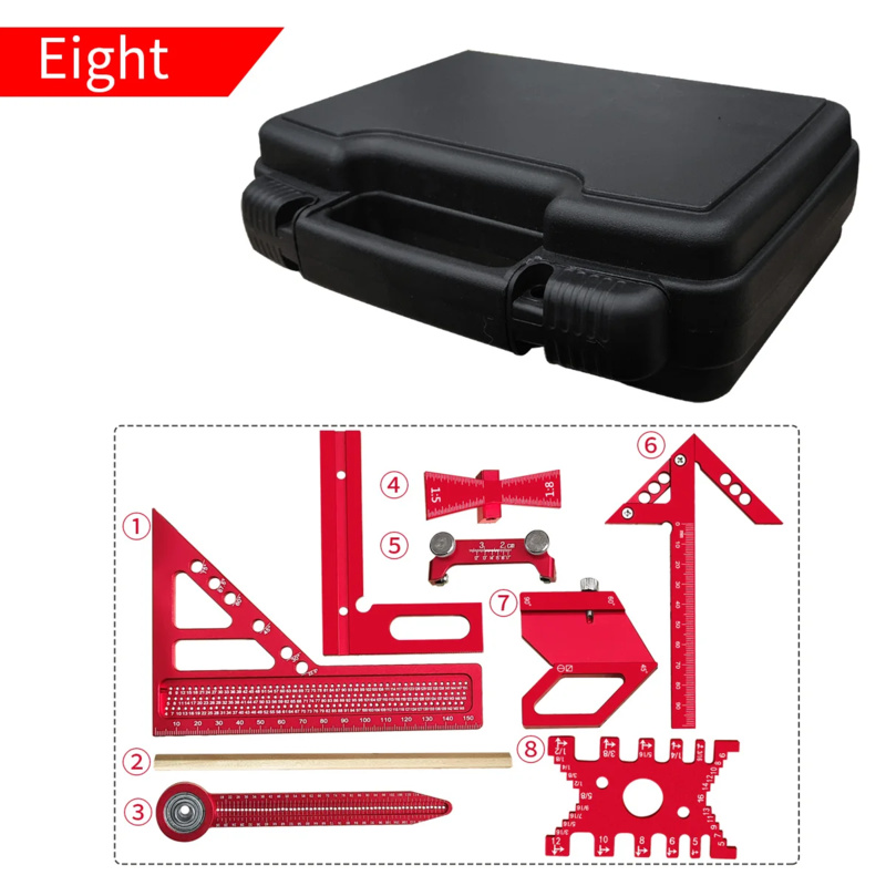Woodworking Kits - Kit quadrato in alluminio per la
