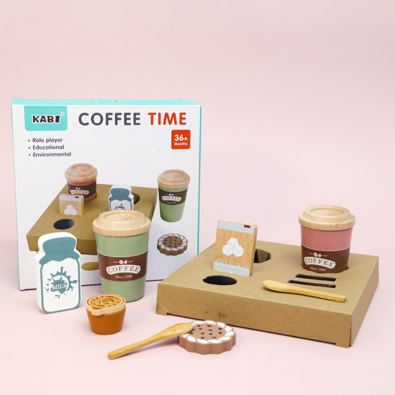 Woodworking For Beginners - Set di giocattoli da caffè in