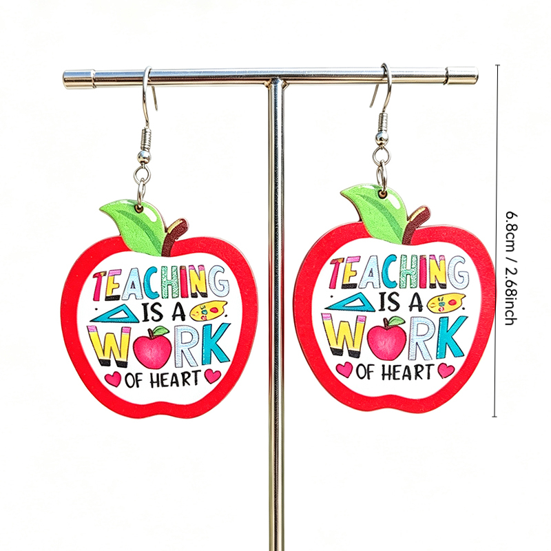 Orecchini pendenti con citazio - Woodworking Teacher recensione e prezzo