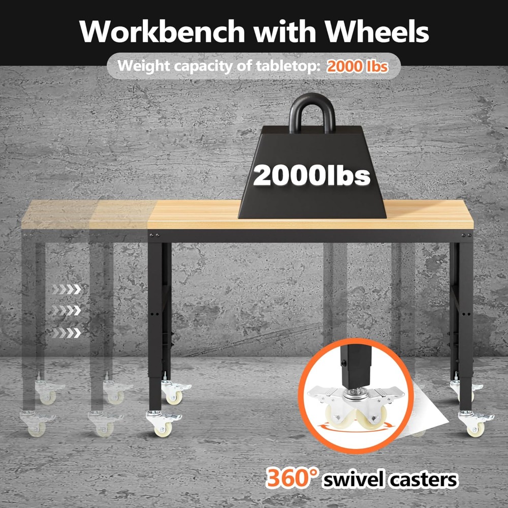Banco da lavoro regolabile, ba - Woodworking Workbench recensione e prezzo