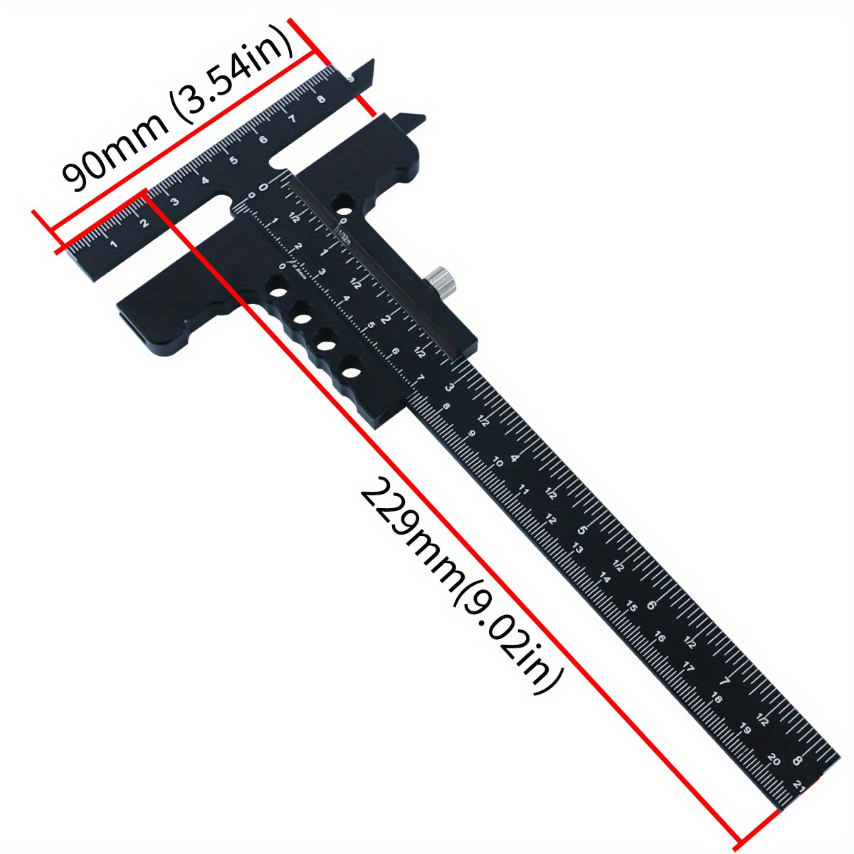 Righello a T in Lega di Allumi - Woodworking Gauge recensione e prezzo