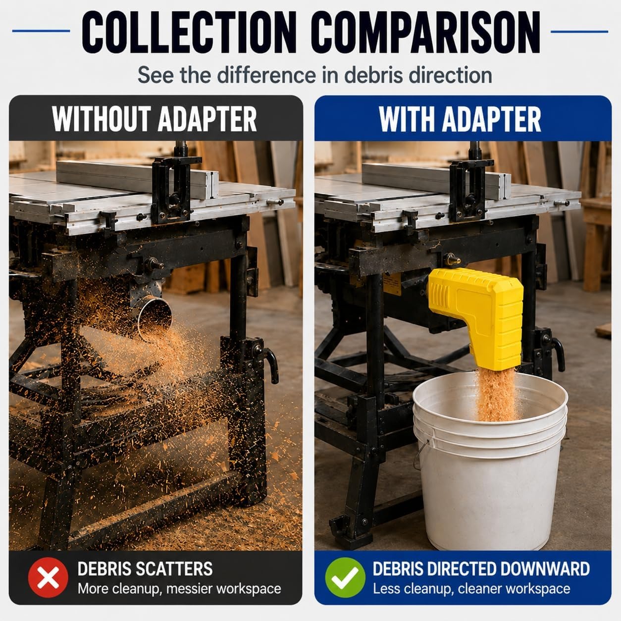 Adattatore per Raccolta Segatu - Woodworking Dust Collection recensione e prezzo