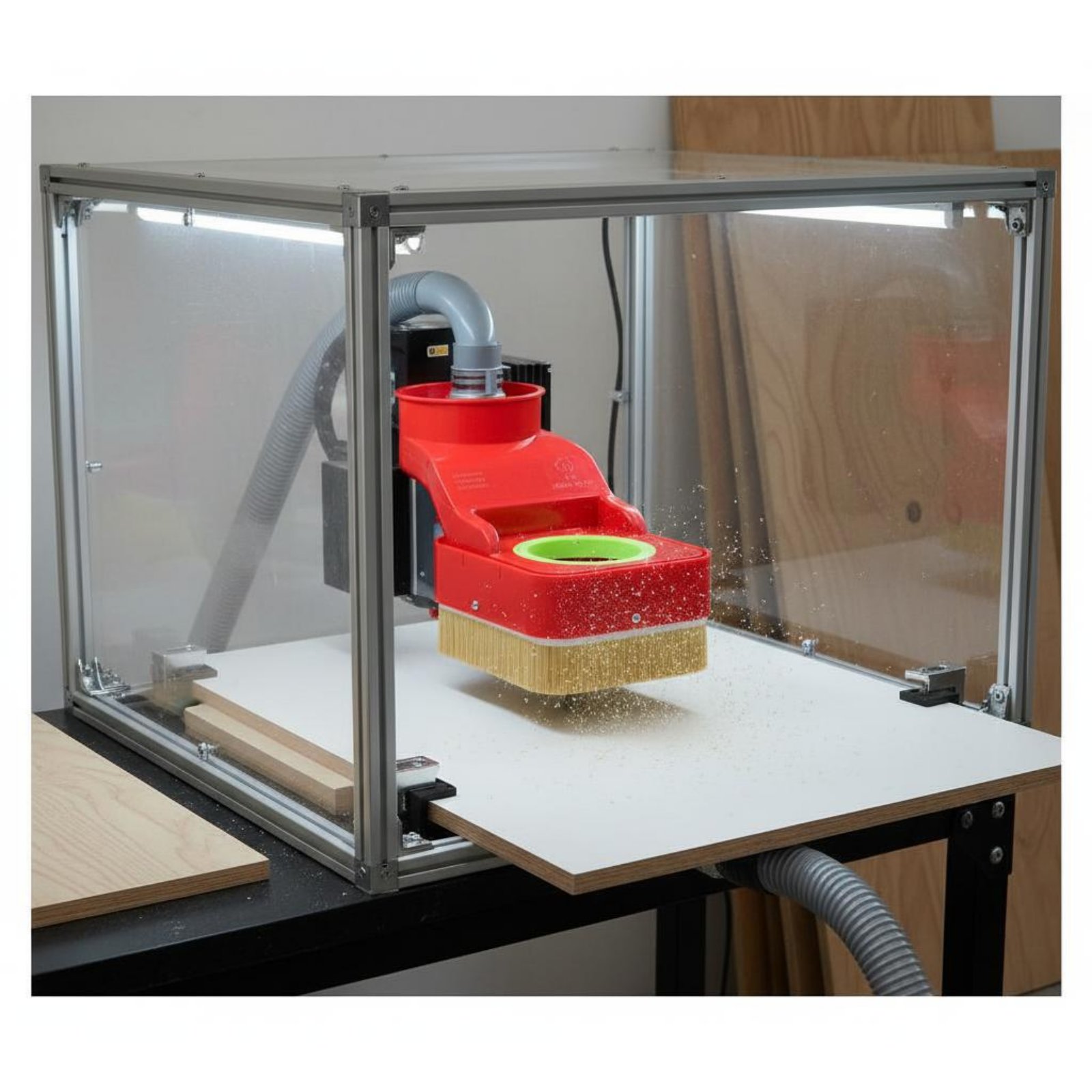 Parapolvere per Router CNC, Sp - Vacuum Woodworking recensione e prezzo