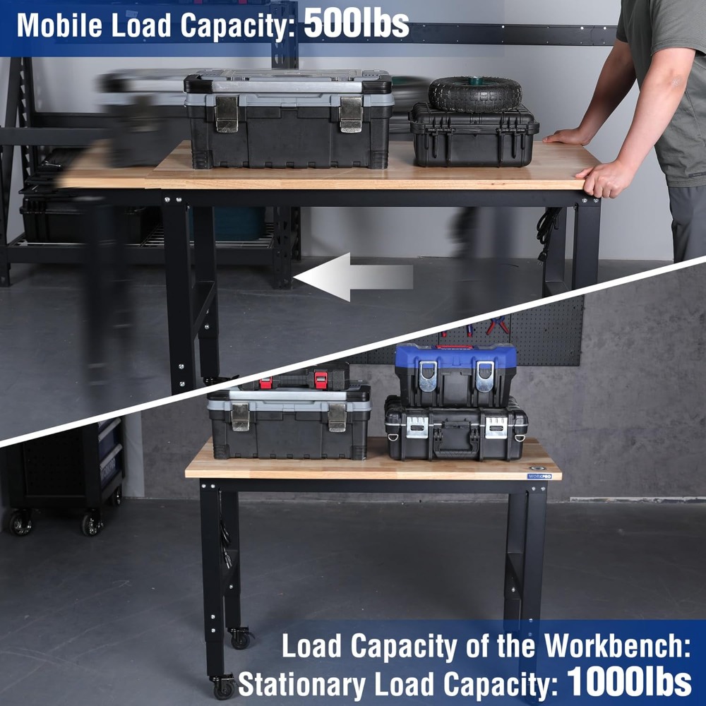 Banco da lavoro per garage, ba - Woodworking Workbench recensione e prezzo