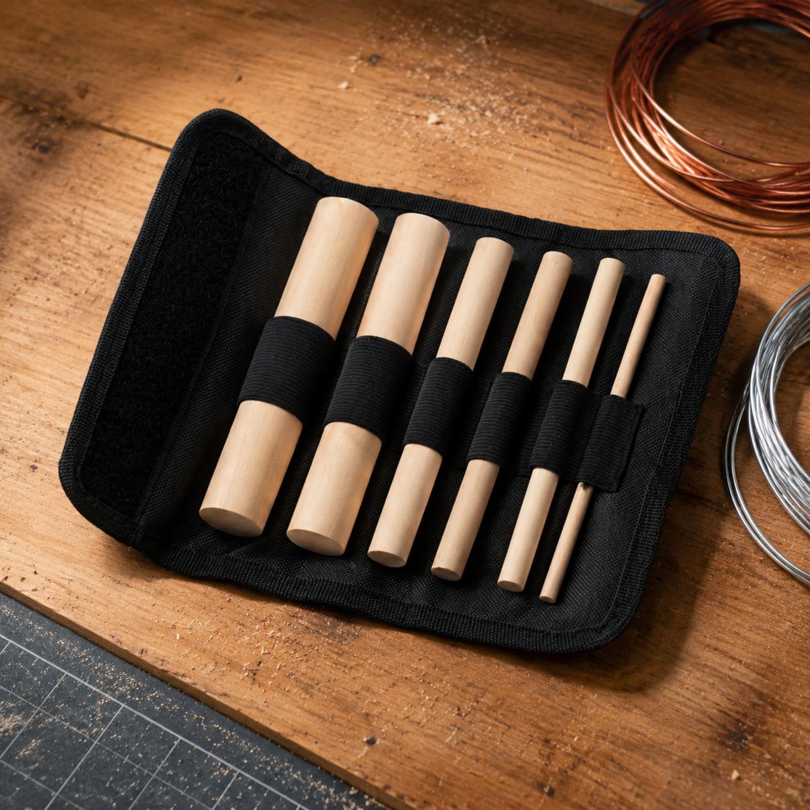 Set di 6 Mandrini in Legno per - Woodworking Kits recensione e prezzo