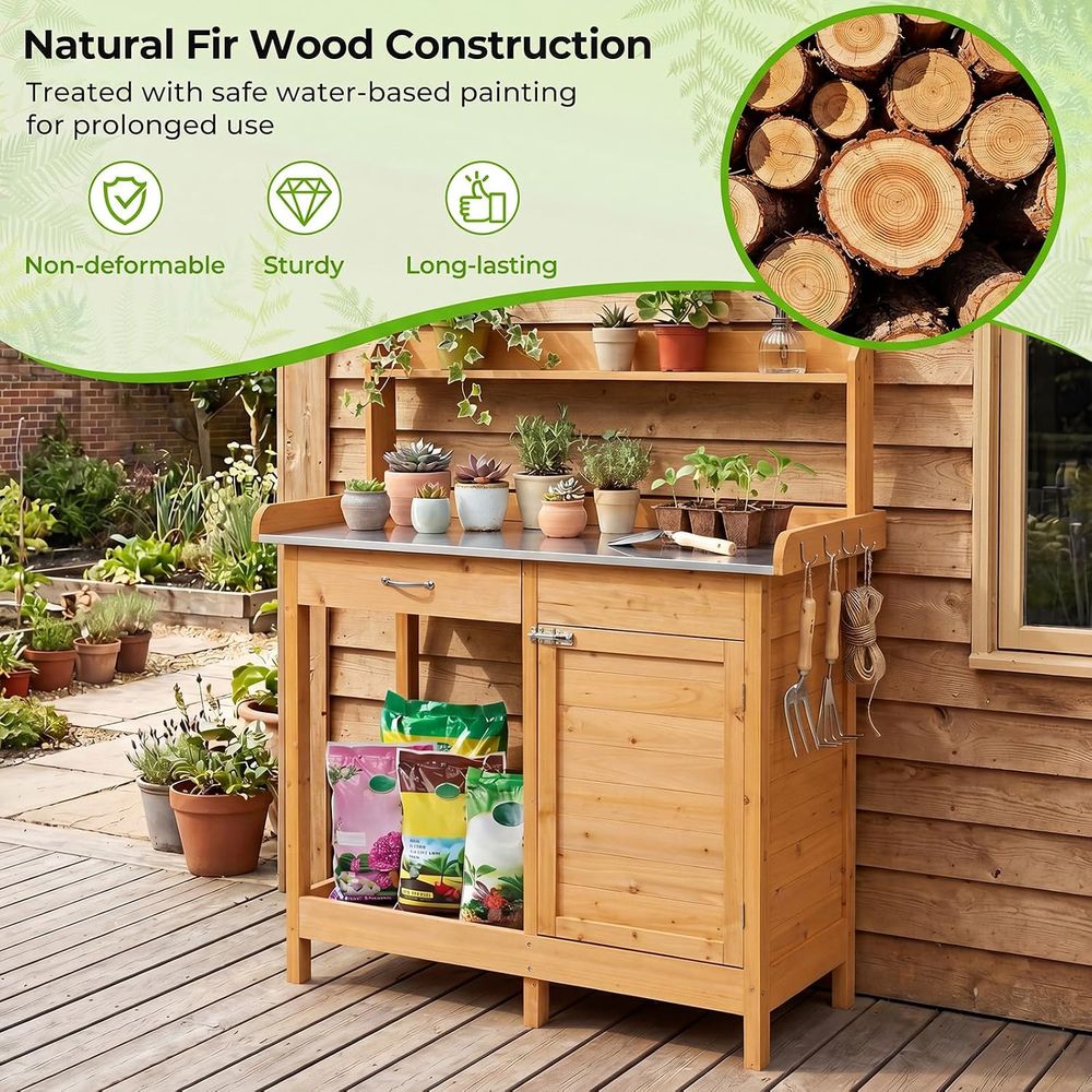 Tavolo da Giardinaggio in Legn - Woodworking Workbench recensione e prezzo