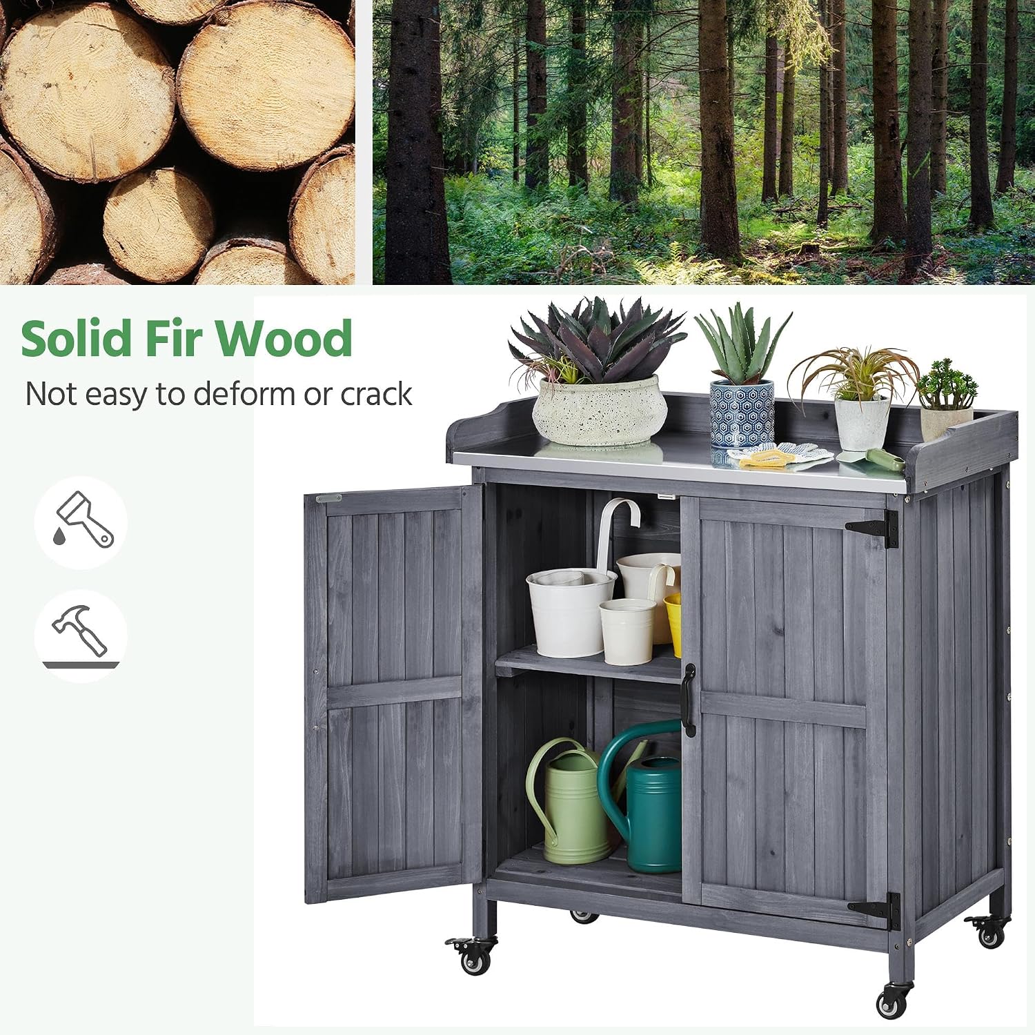 Tavolo da Giardinaggio per Est - Woodworking Workbench recensione e prezzo