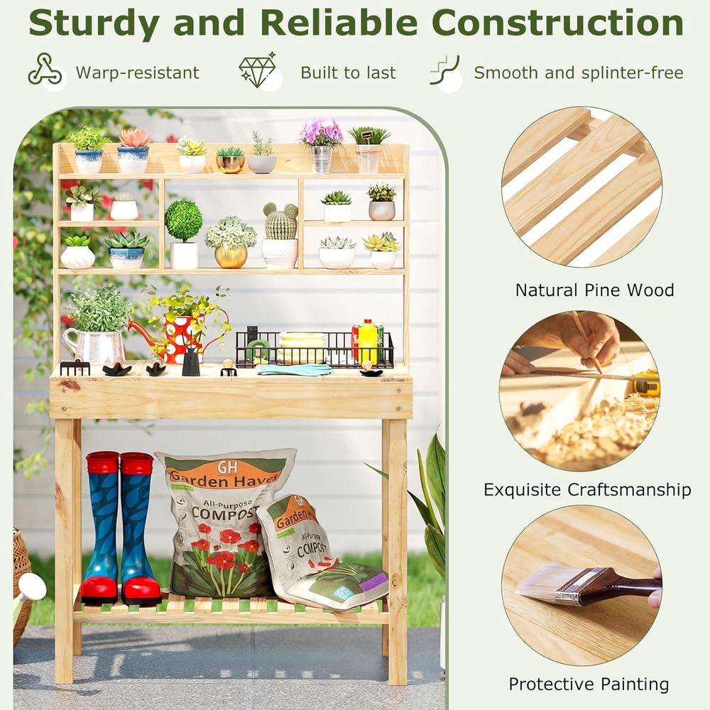 Tavolo da Giardinaggio, Banco  - Woodworking Workbench recensione e prezzo