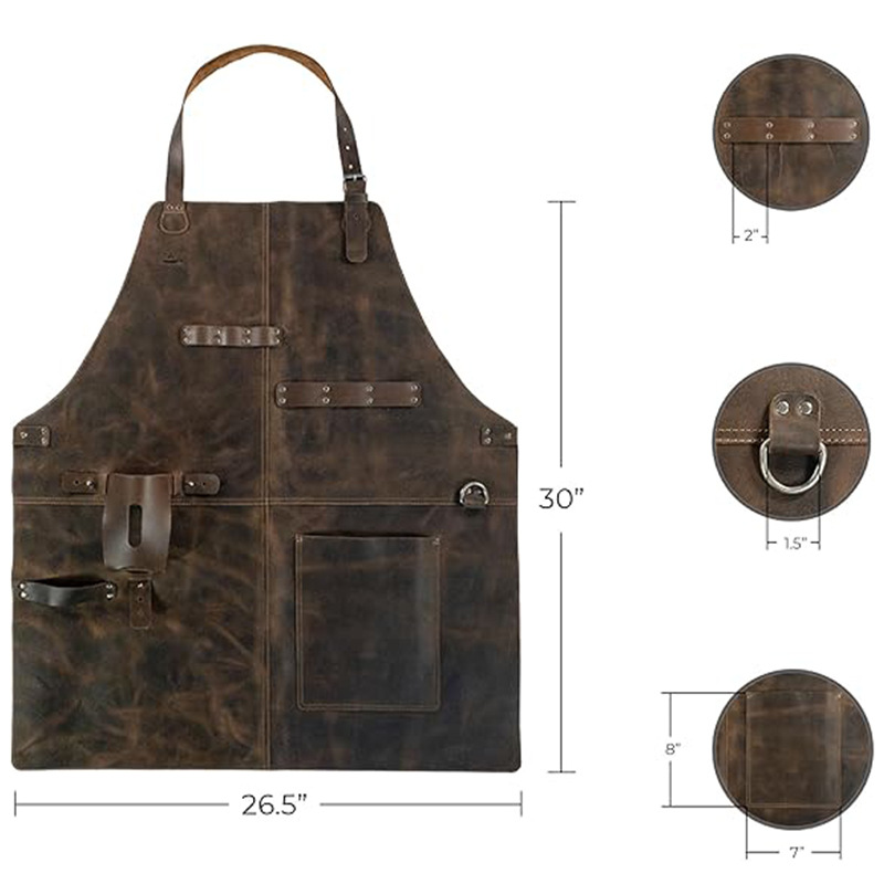 Grembiule retrò in pelle PU, c - Woodworking Artisans recensione e prezzo